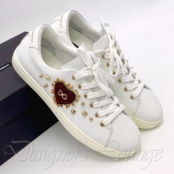 Dolce & Gabbana Shoes - NIB DOLCE & GABBANA Heart Portofino Sneakers